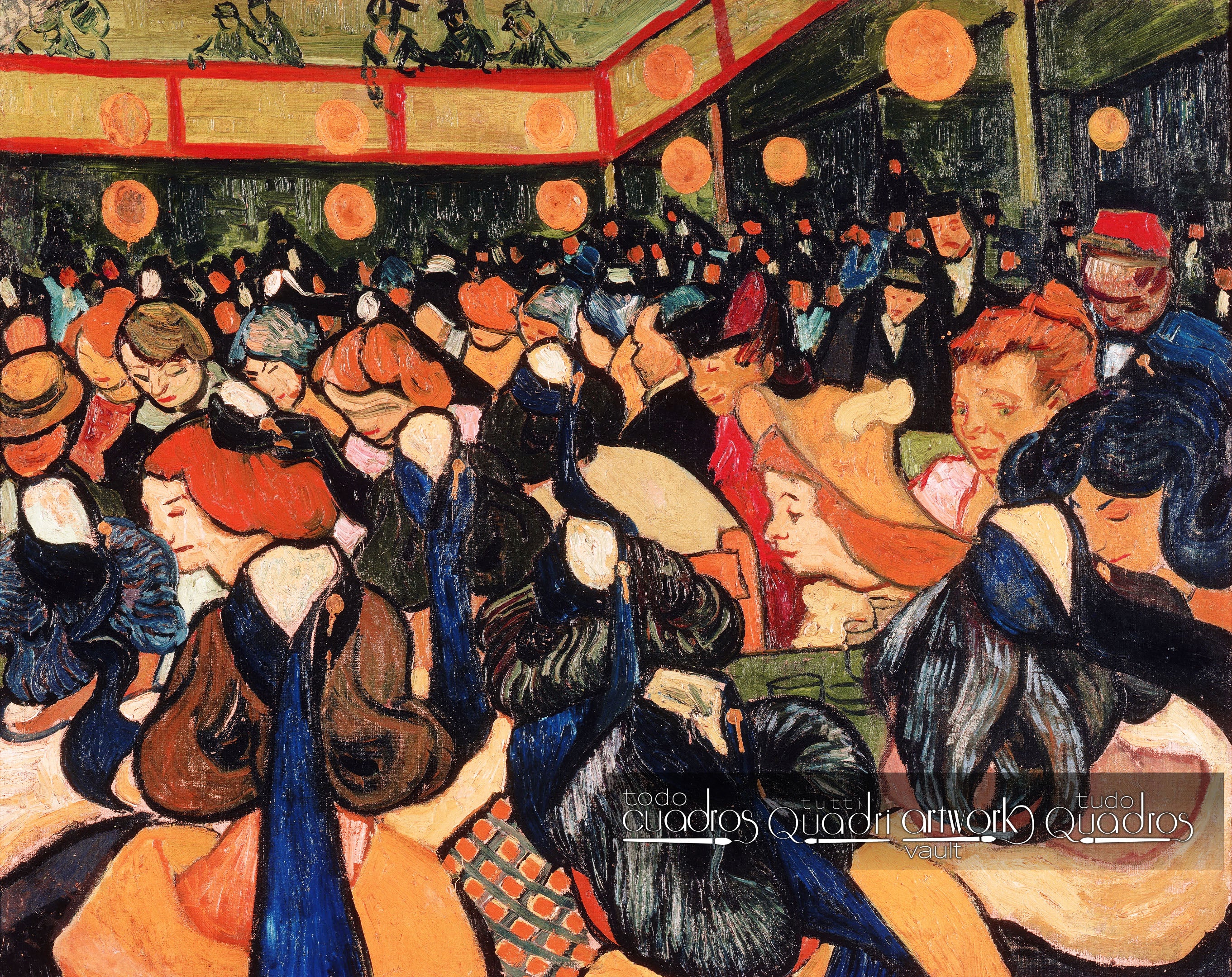 La Salle de danse à Arles, Van Gogh