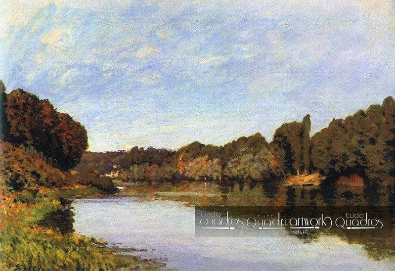 La Seine à Bougival, Sisley