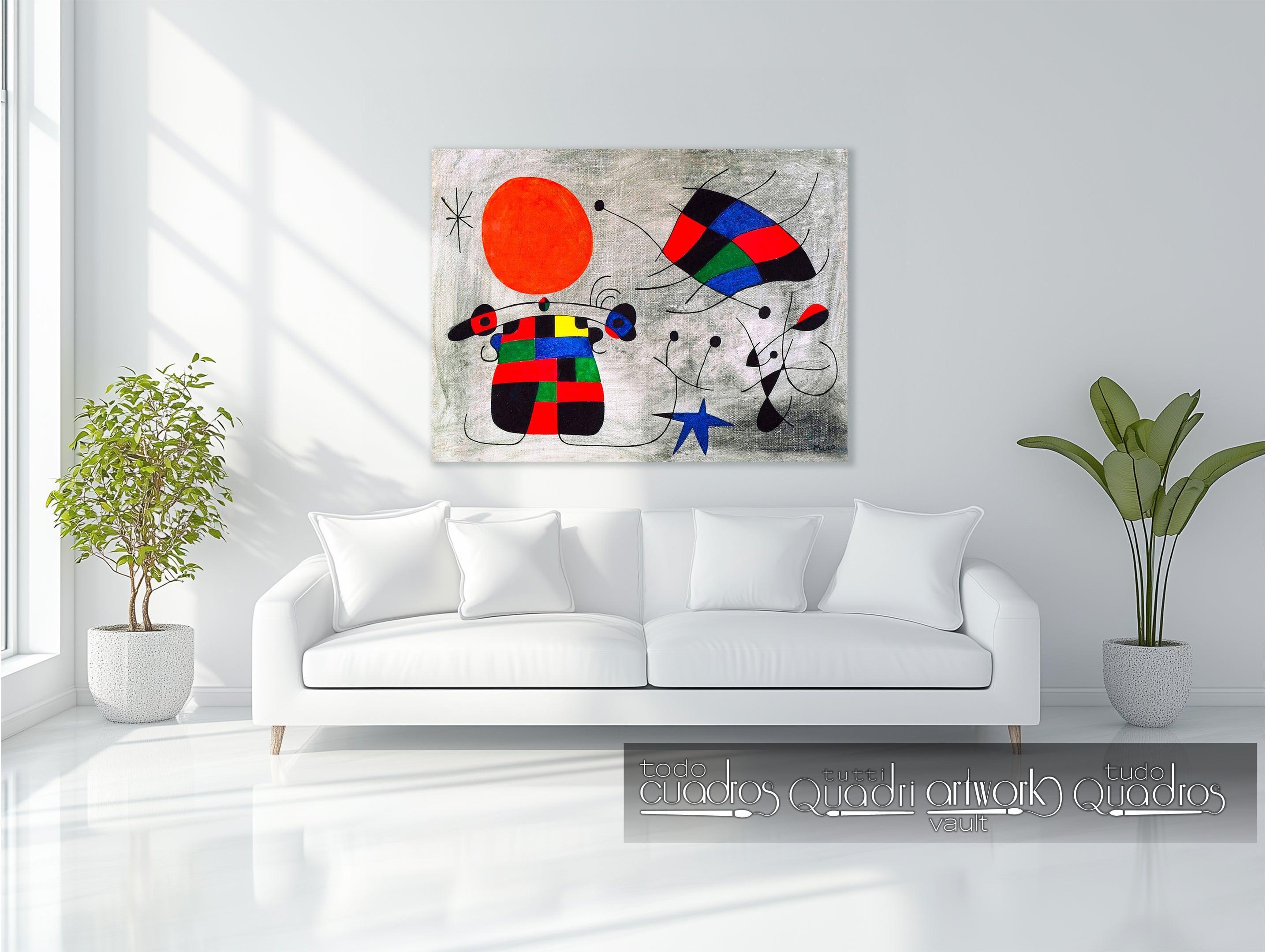 Le sourire des ailes flamboyantes, Miró