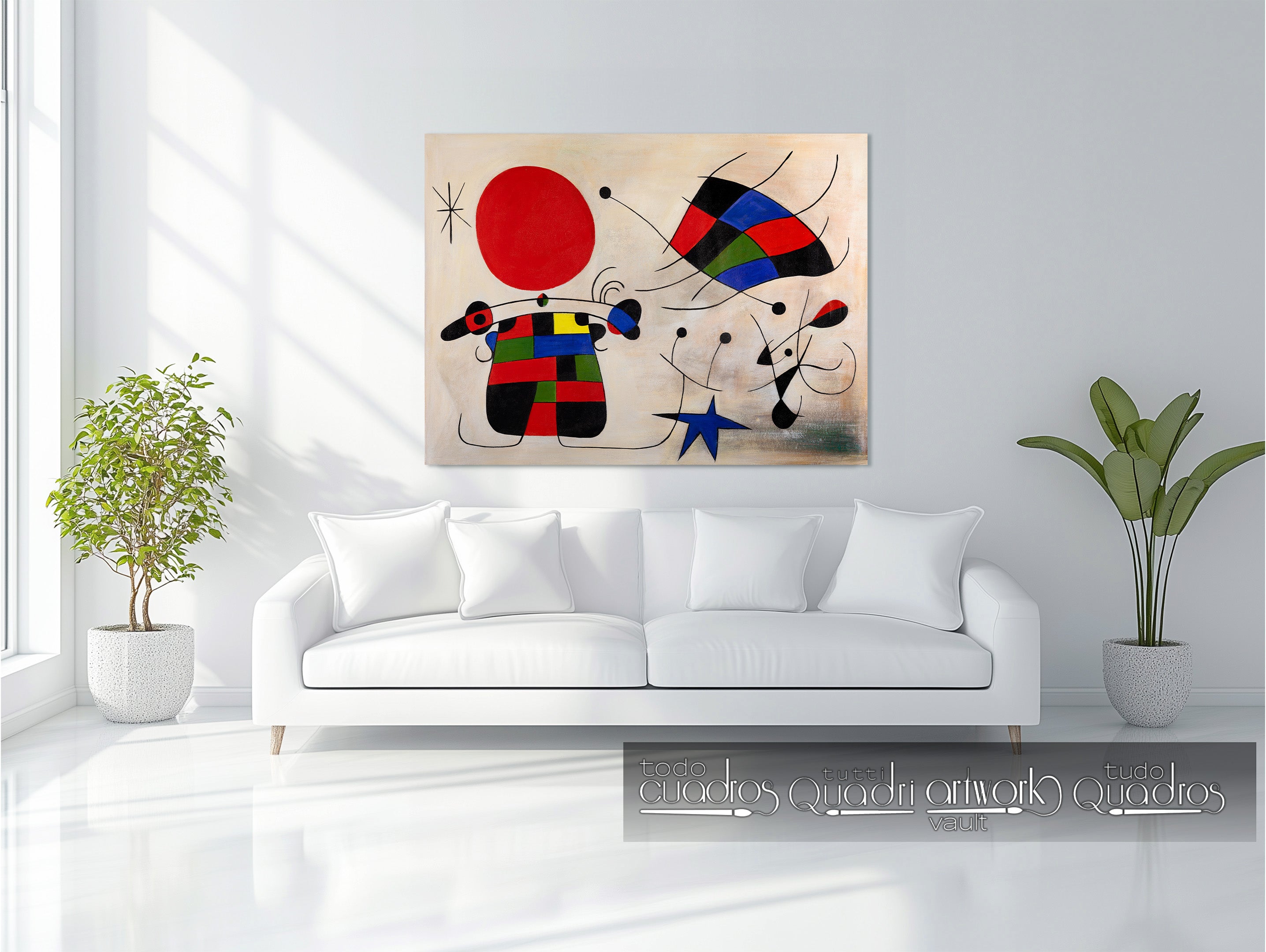 Le sourire des ailes flamboyantes, Miró