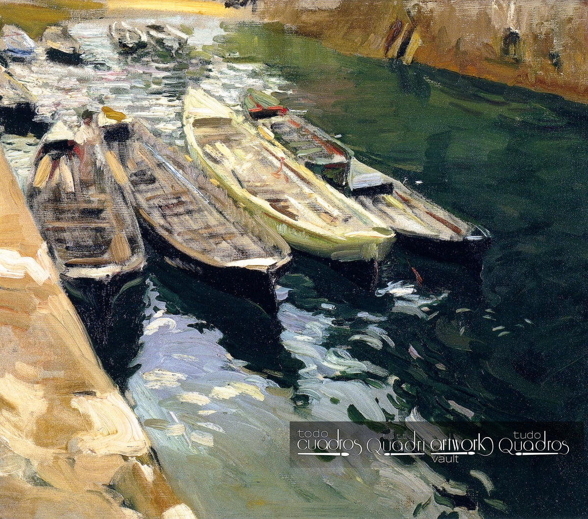 Barques au repos, Sorolla