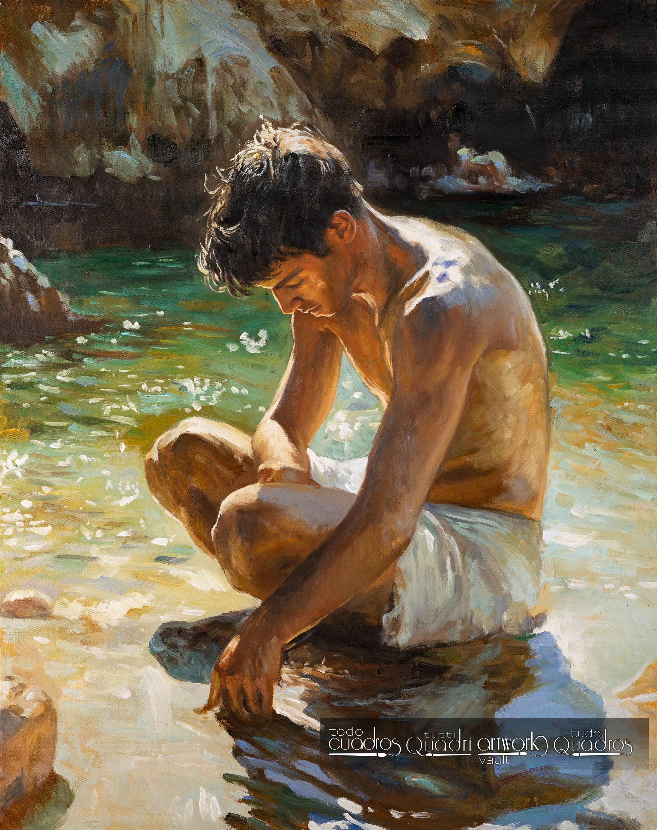 Sous le soleil de la crique, style Sorolla