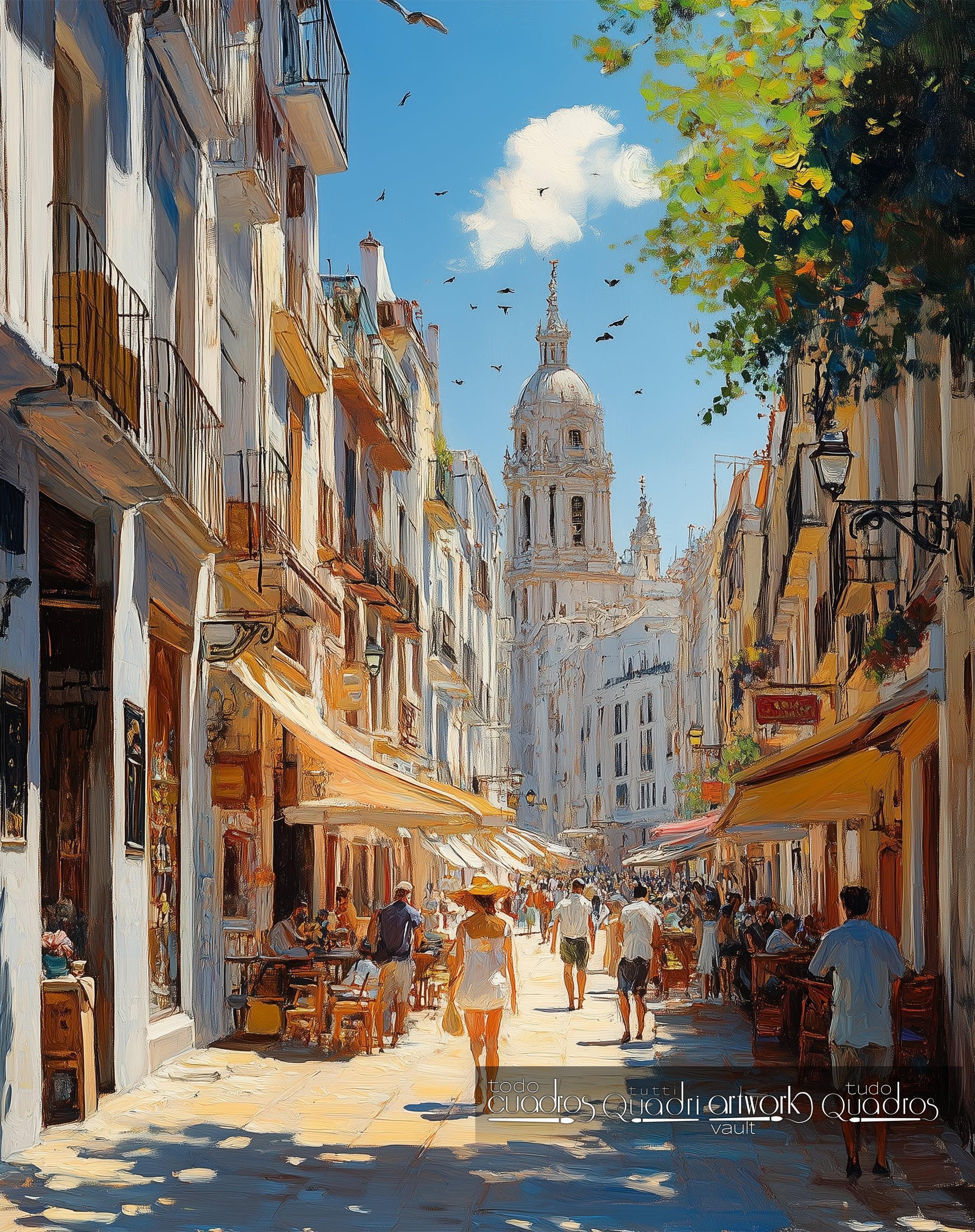 Ville de soleil et de chaux, style Sorolla