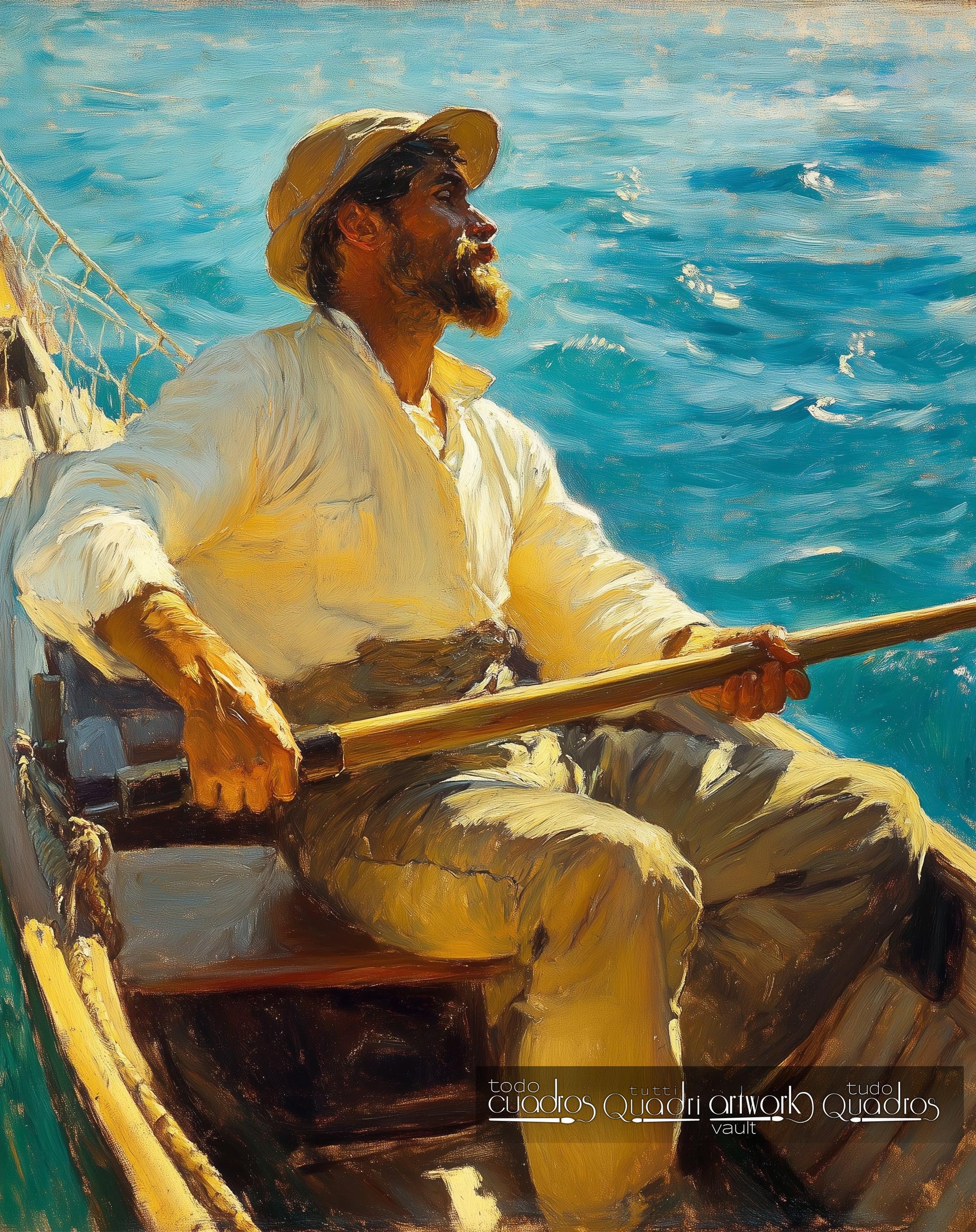 Lumière et sel marin, style Sorolla