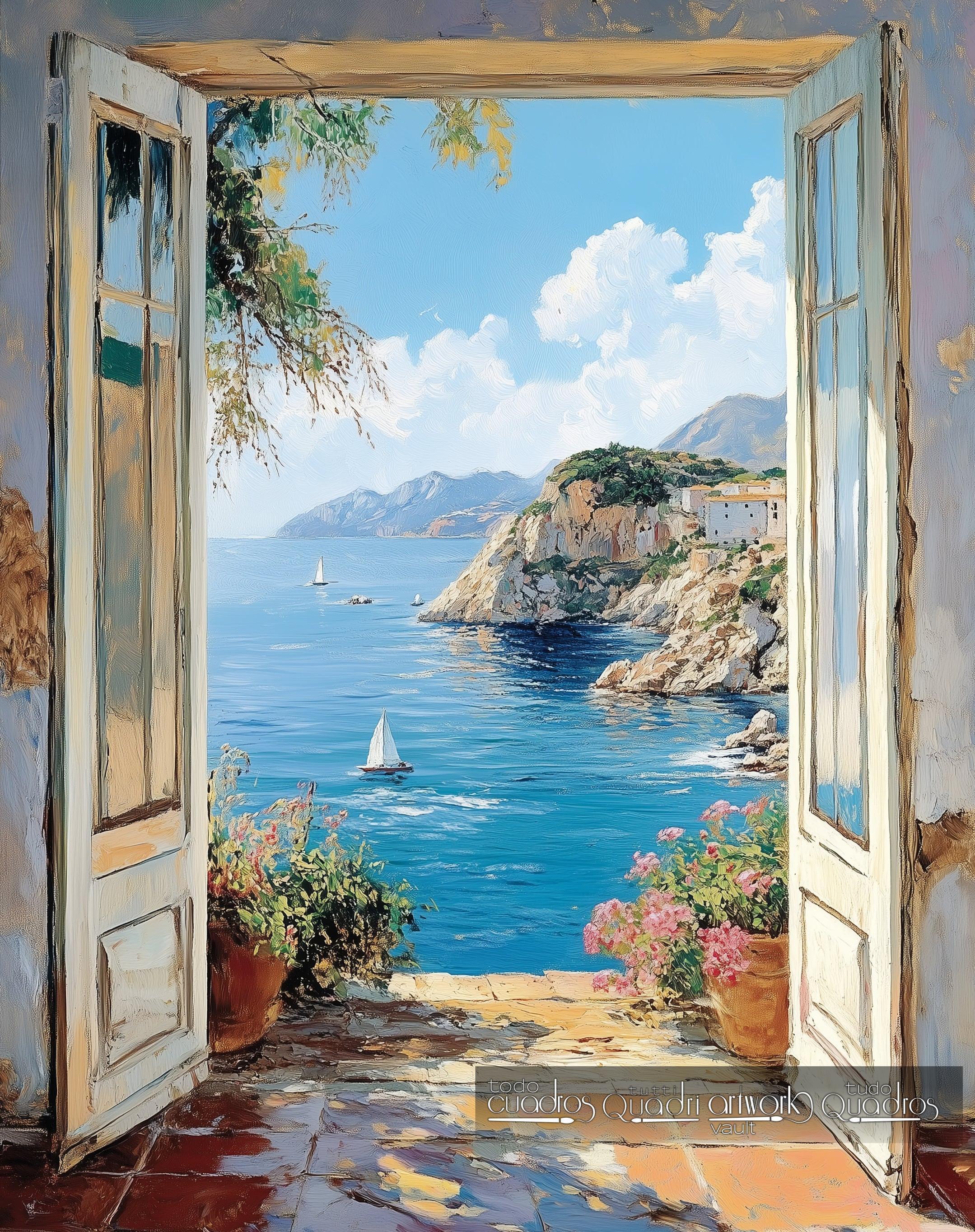 Porte sur la Méditerranée, style Sorolla