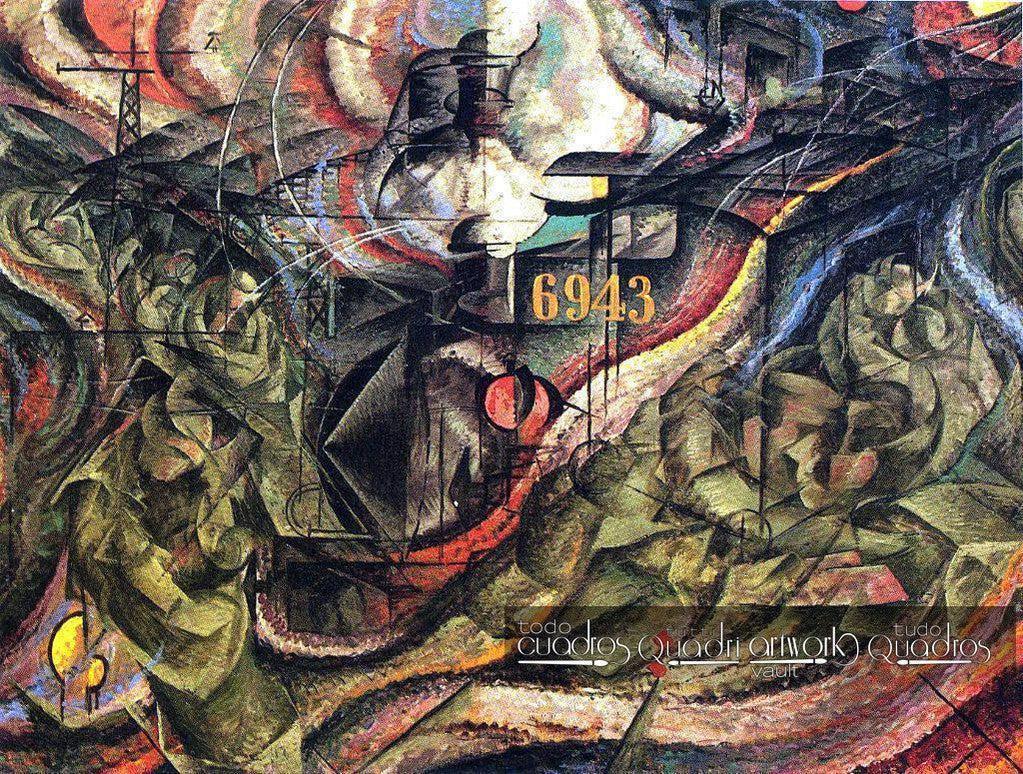 Les Adieux, Boccioni (deuxième toile)