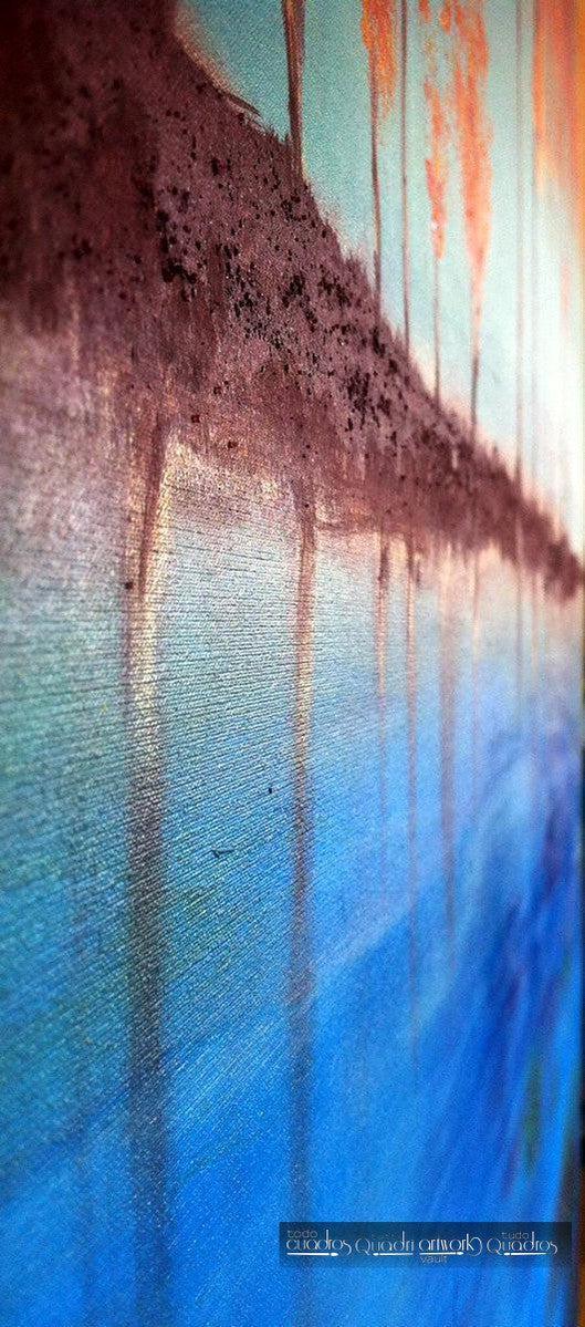 Tableau "Le lac bleu" <br /> A. Croxatto