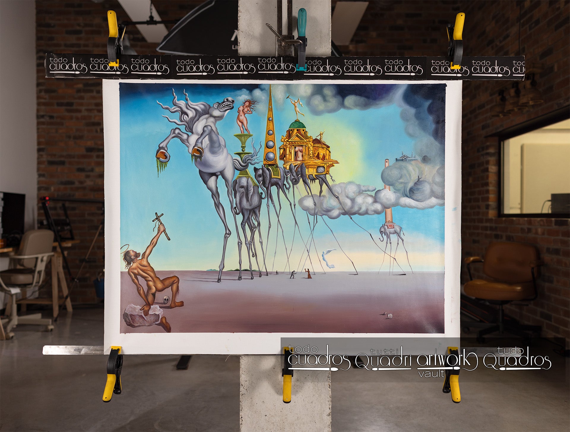 
La Tentation de saint Antoine, Dalí