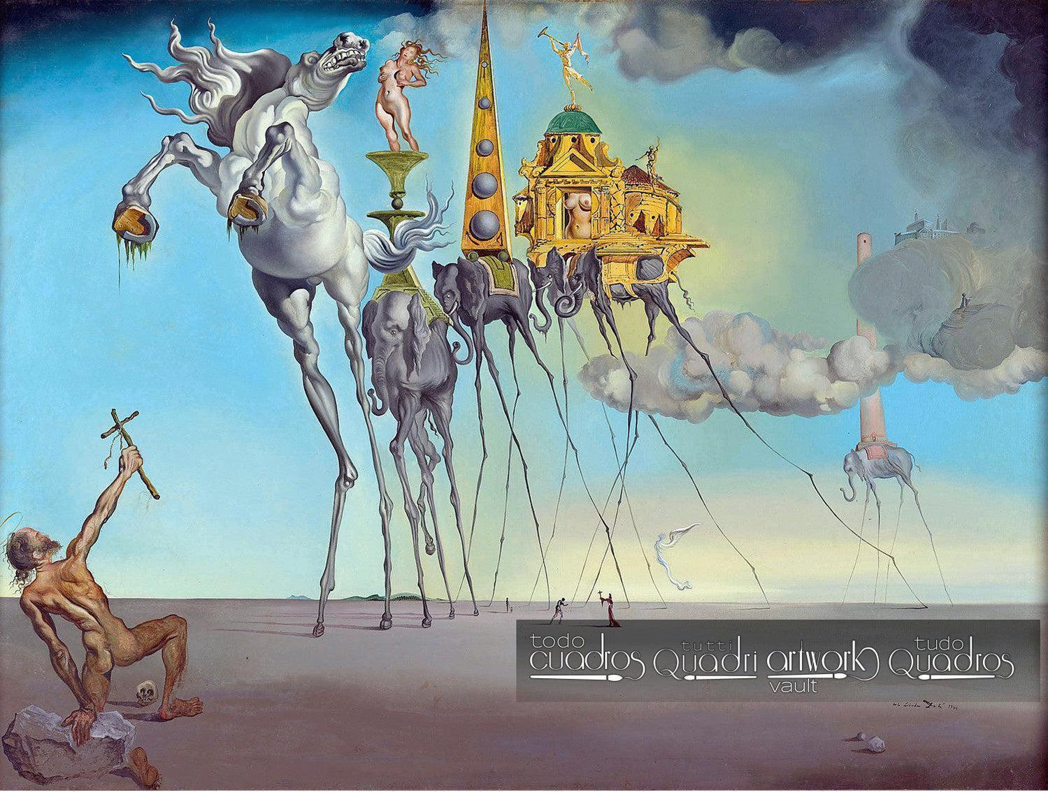 
La Tentation de saint Antoine, Dalí