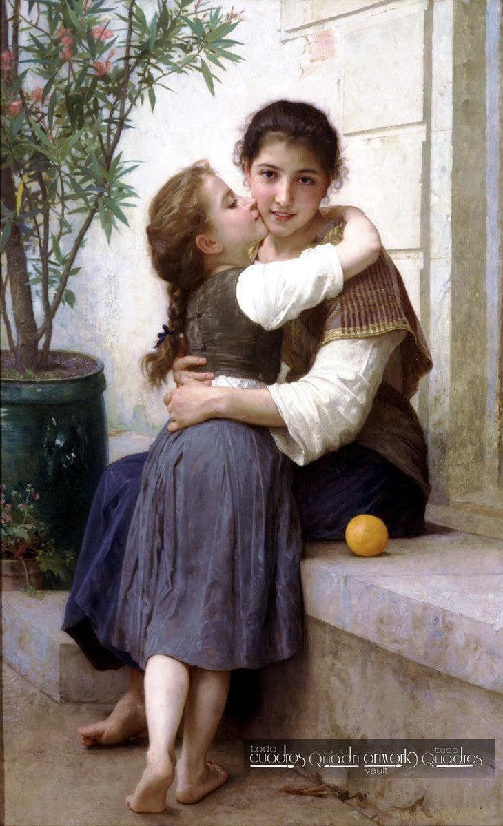 Câlinerie, Bouguereau
