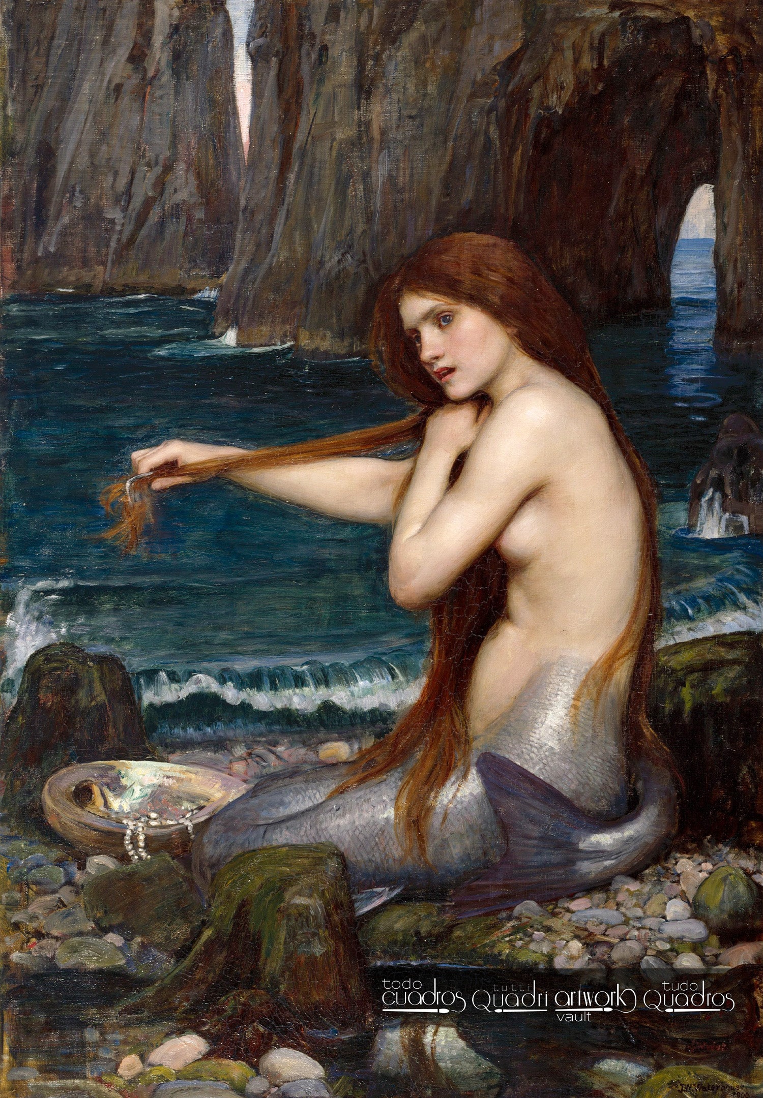 Une sirène, J. W. Waterhouse