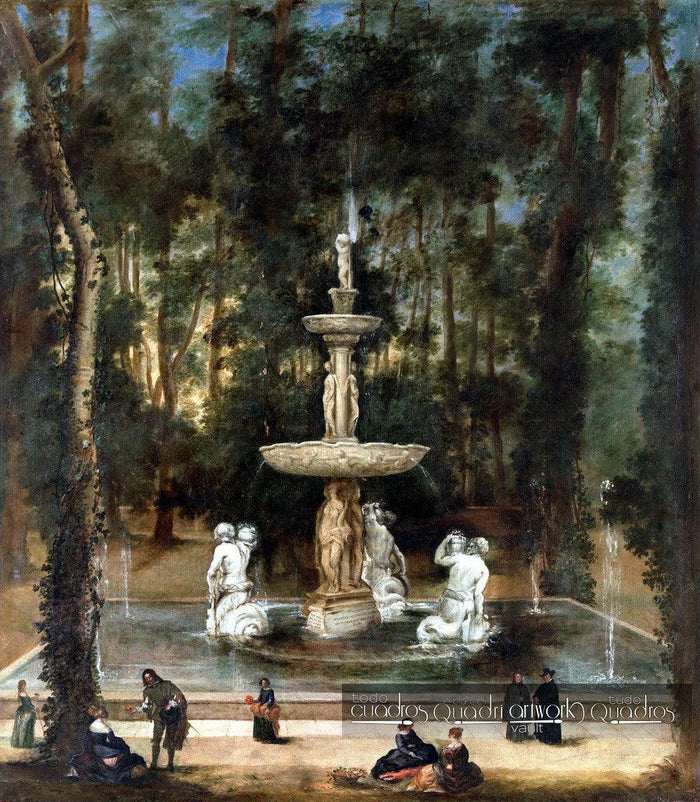 La Fontaine des Tritons dans le Jardin de l’Île d’Aranjuez, Velázquez
